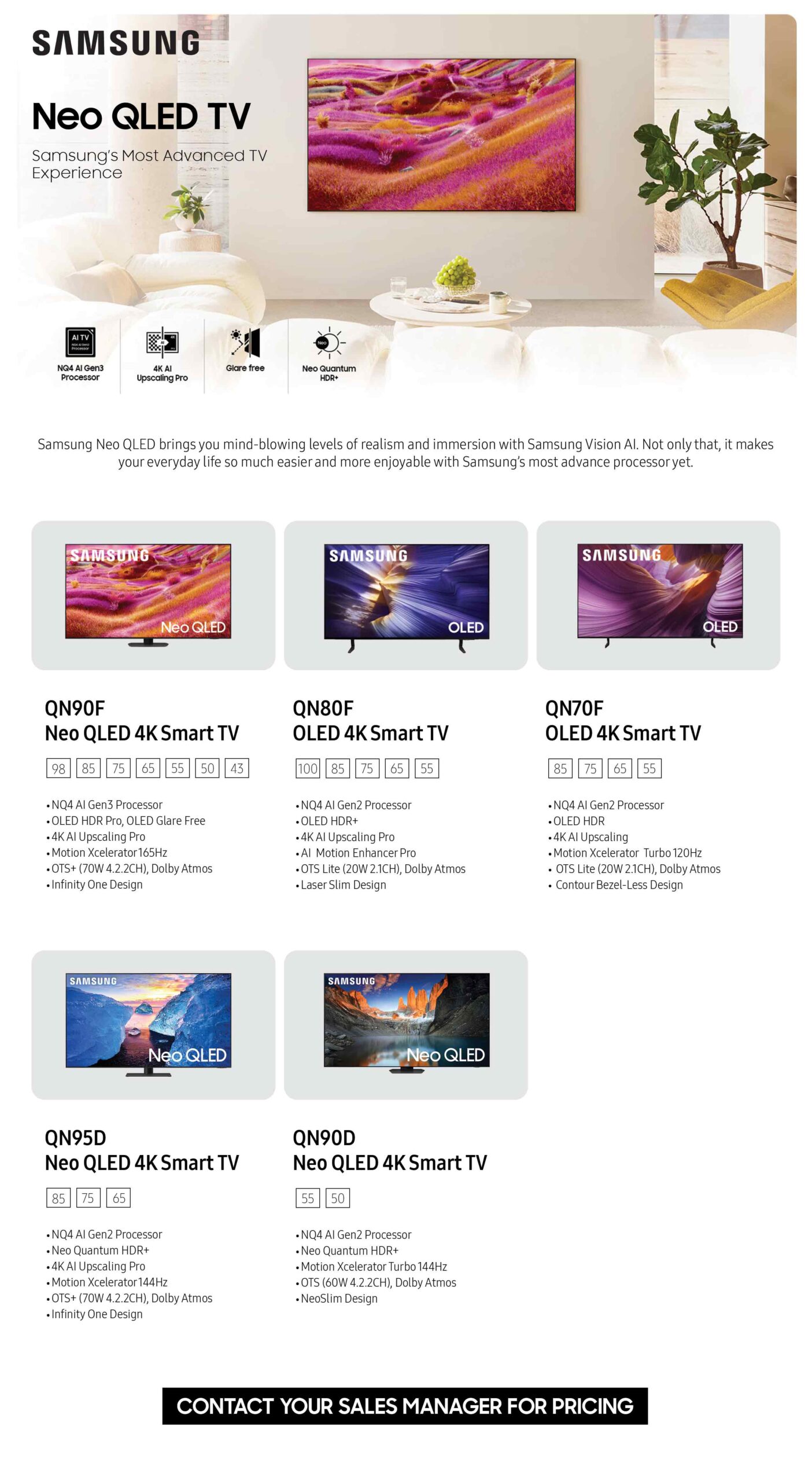 Samsung Neo QLED 4K TVs