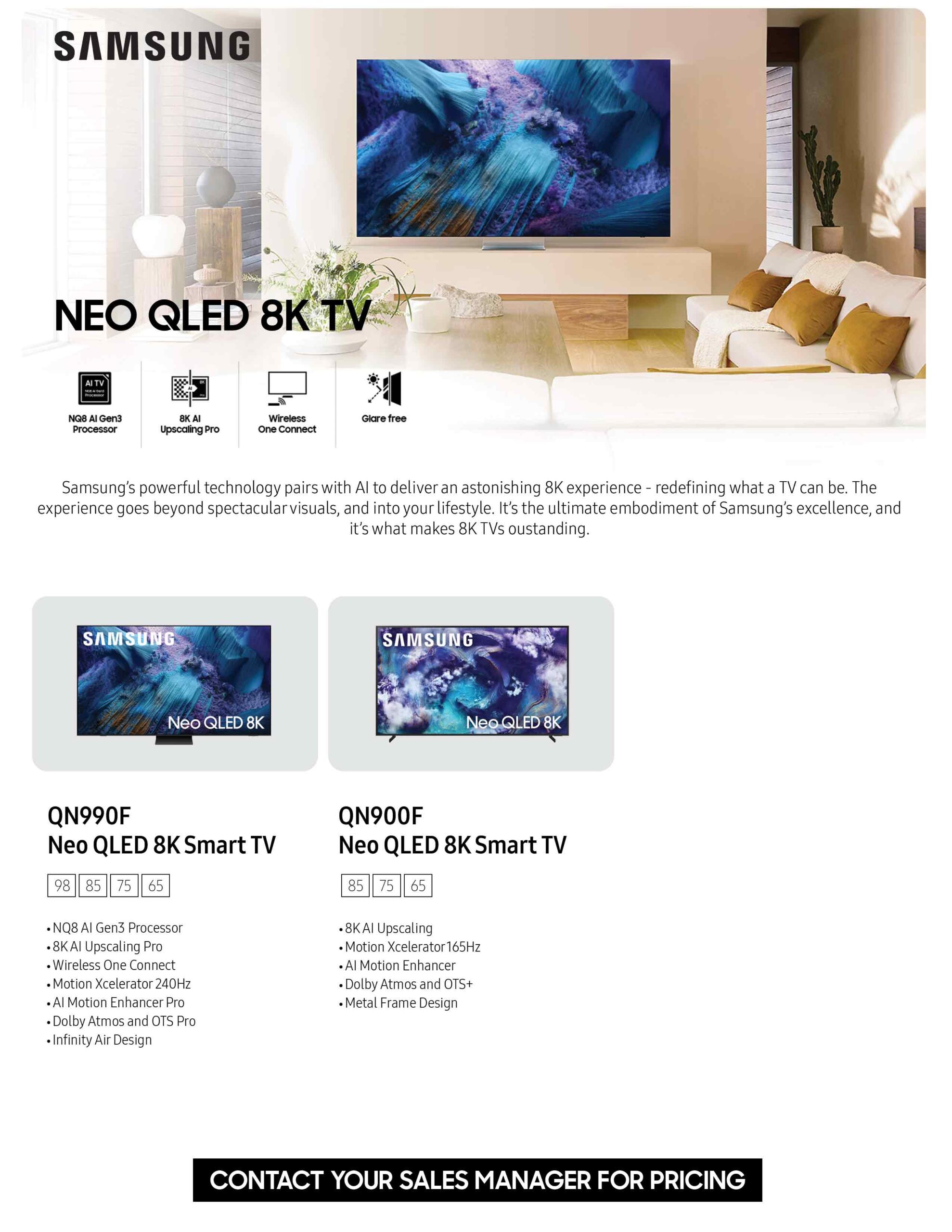 Samsung Neo QLED 8K TVs
