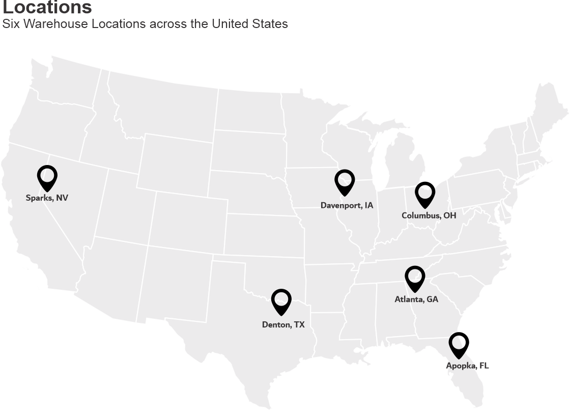 Locations Map
